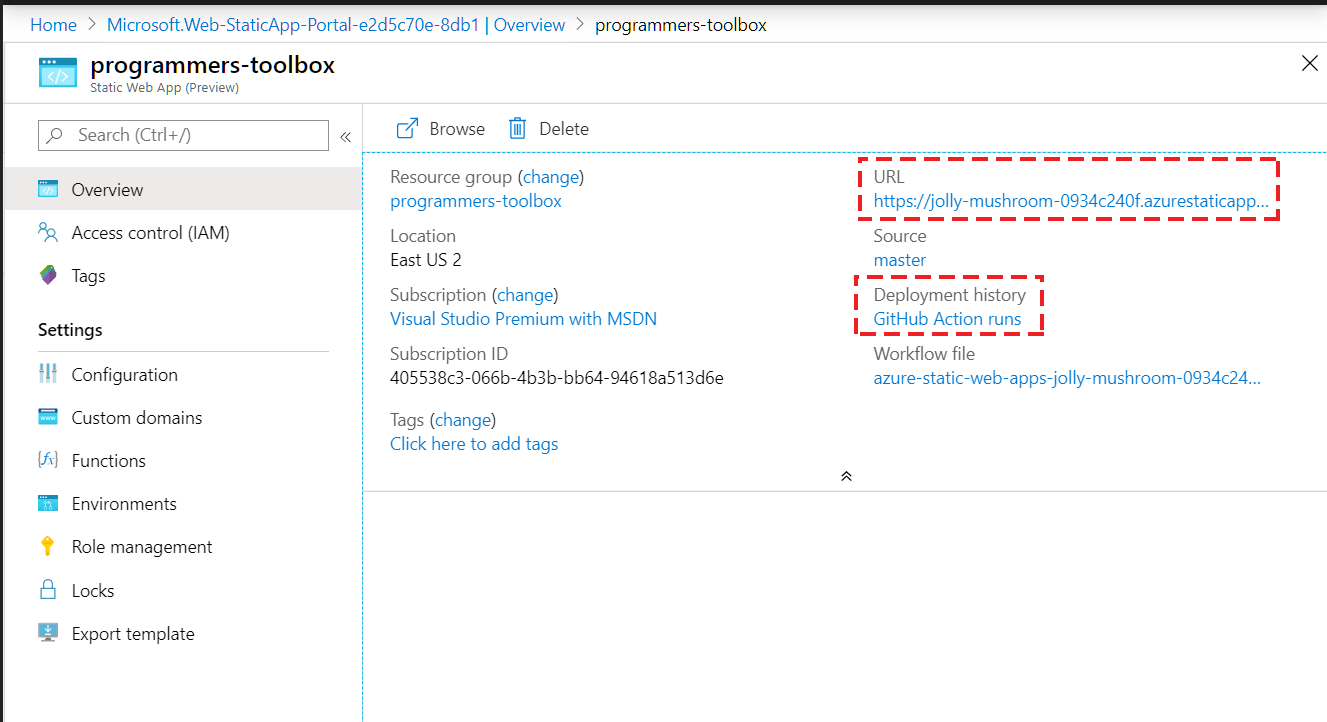 Deploying Your Web Site to Azure Static Web Apps - Chinh Do